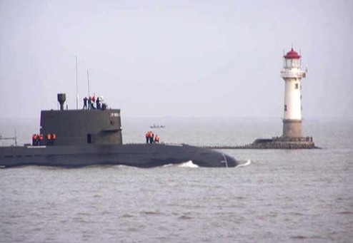 中國(guó)海軍新型元級(jí)海試。
