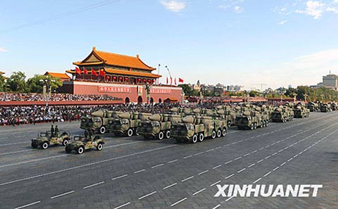 中國東風-21C導彈在今年的國慶閱兵中對外正式亮相。