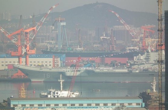 中國(guó)航母平臺(tái)交付海軍舷號(hào)16號(hào)艦 將出港入役