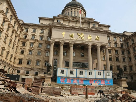 長沙海關(guān)辦公樓擴建 外形氣派酷似美國白宮