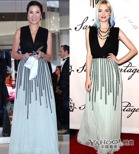 撞衫沒(méi)商量 溫碧霞PK周冬雨