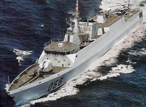 資料圖：中國056型護衛(wèi)艦。