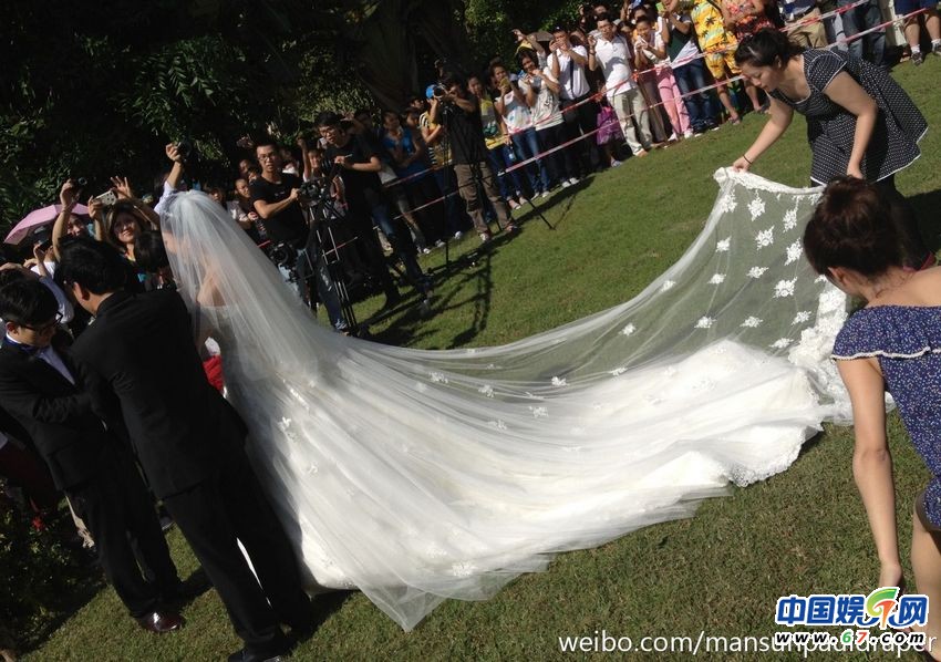 金志文金蘭三亞大婚現(xiàn)場