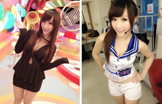 Show Girl女模“小茉莉”陳瑀希穿梭各大綜藝節(jié)目，傳和歐漢聲秘戀。（資料圖）