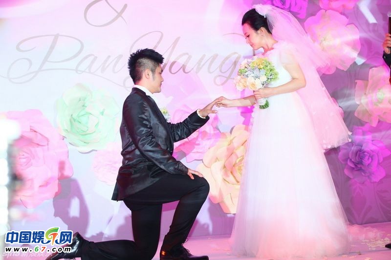 潘長(zhǎng)江之女潘陽婚禮高清照曝光
