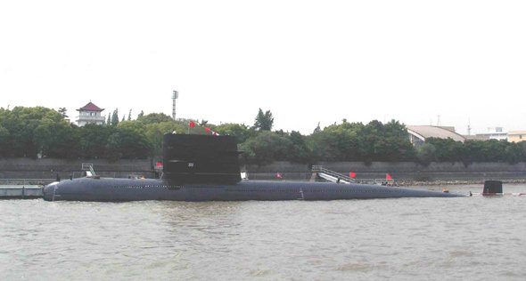 資料圖：中國海軍322號宋級常規(guī)潛艇。