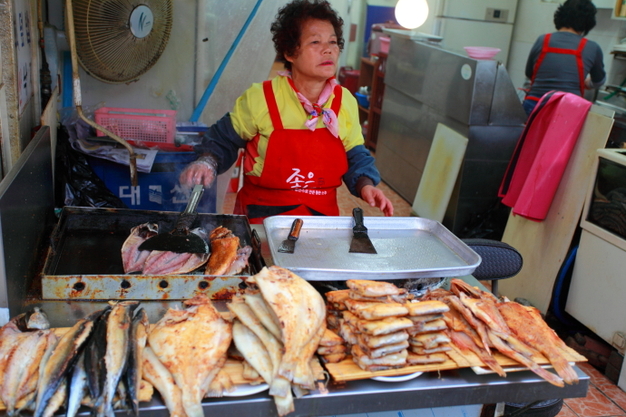 韓國(guó)海鮮市場(chǎng)