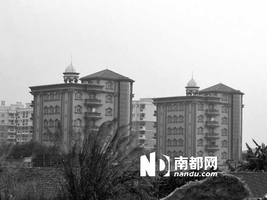 陸幟然的6層別墅與另一商人的別墅建在一起。(網(wǎng)絡圖片)