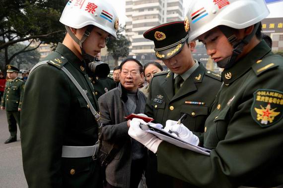 資料圖：重慶對軍車開展專項整頓。