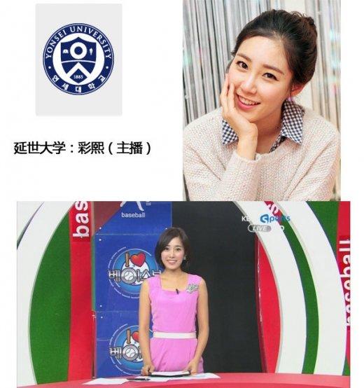 金泰熙林允兒徐賢 盤點(diǎn)韓國名校的校花代表
