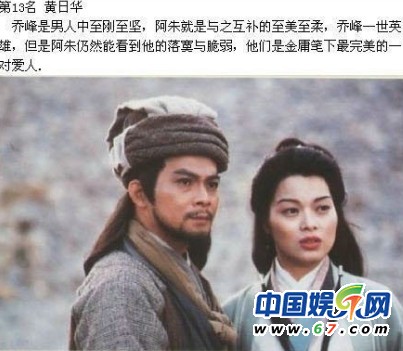 盤(pán)點(diǎn)經(jīng)典古裝美男35人排行榜 吳奇隆第9鄭少秋奪榜眼