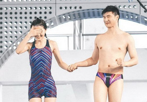 田亮指導阿Sa很害羞。